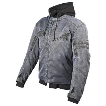 Custom Denim Motorcycle Jacket Womens Size All Type Jacket Gender Unisex Pattern Custom Service OEM ODM Trademark - Taian Bowins Garment Co., Ltd. - China