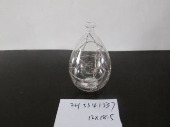 Decorative Glass Vase with Wooden Branch and LED Light Color Clear Origin China Trademark ZH Material Glass Size - Yangzhou Huiying Glass Crafts Co., Ltd. - China