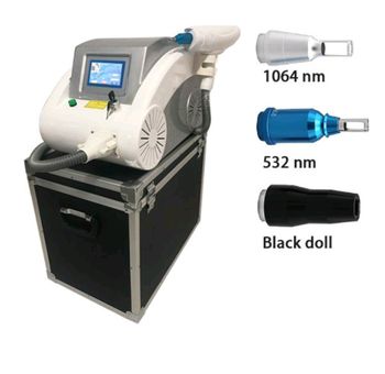 Portable Q Switch ND Yag Laser Tattoo, Pigmentation Removal Condition New Frequency 1-5hz Portable Portable Energy Range - New India Work - India