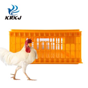Zjkr Animal Plastic Poultry Equipment Transport Cage Chicken Duck Poultry Farm Equipment Autolock Cage - Zhejiang Kangrui Apparatus Technology Co., Ltd. - China