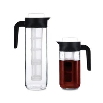 High Quality Durable Wholesale Cold Brew Coffee Maker Glass Pitcher with Handle 1300ml 1100ml - GOOD SELLER CO., LTD - China