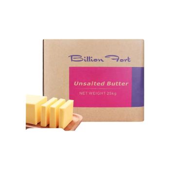 Unsalted Butter Texture Smooth Features Halal Weight (kg) 25 Packaging carton Milk Type Cow Milk Storage Type frozen Shelf Life 24 months - Qoody Foods Co., Ltd - China