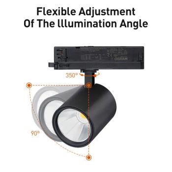 30W 220V 230V COB Commercial Adjustable Moving Head Spot LED Track Light Commercial Track Light - Shenzhen Special-Tech Co., Ltd - China