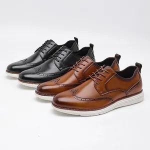 Bespoke Brown Leather Dress Shoes for Distinguished Gentlemen - Wuxi Glolinker Technology Co., Ltd. - China