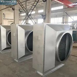 Steam Heat Recovery Tubular Coil Finned Pipe Heat Exchanger for Waste Heat Recovery in Steel Plant - Changzhou Vrcoolertech Refrigeration Co., Ltd. - China