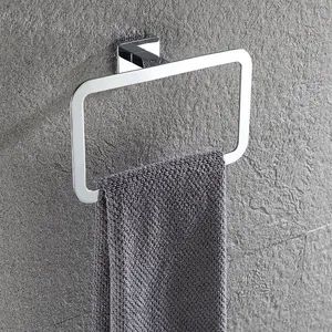 Bathroom Accessories Zinc Alloy Towel Ring Chrome Wall Mounted Towel Racks - Wenzhou Liwang Hardware Technology Co., Ltd. - China