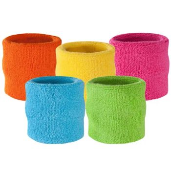 Cotton Wristband Sport Sweatband Terry Cloth Band for Exercise Tennis - Fuzhou Chongkang Gifts Trade Co., Ltd. - China