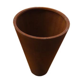 Round Flower Planter Pots Corten Steel Tree Large Planter Pots - HENAN JINBAILAI INDUSTRIAL CO., LTD. - China