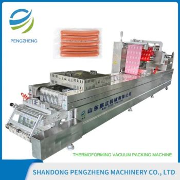 Innovative Automatic Food Cheese Creamsausage/Fish/Shrimp/Steak/Beef/Beef/Dried Bean Curd/Salt Meat/Chicken/Dried Persimmon Thermoforming Vacuum Packing Machine - Shandong Pengzheng Machinery Co., Ltd - China