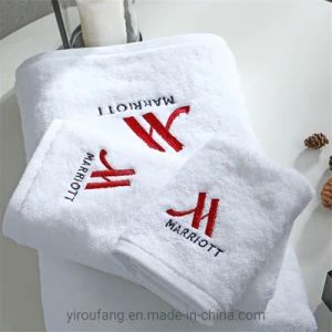 Adult Medium Bath Towels White 4 Star Hotel Cheap 100 Cotton Jacquard Square Towel Set Plain Cotton - Foshan Yiroufang Textile Manufacture Co., Ltd. - China