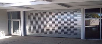Perforated Rolling Shutters Structural Tubes Required No Support Structure Self Supporting Coil Housing Shape Square, Round, 45 - Vikas Rolling Shutter - India