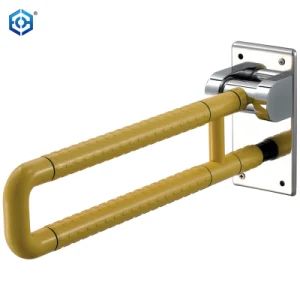 safety Bathroom Toilet Wall Mounted Nylon Stainless Steel Folding Handrail Grab Bar - EC Hardware Co., Ltd. - China