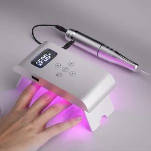 35000 Rpm Nail Polisher Two-in-One Rechargeable Nail Remover and Polisher Drying Light Therapy Nail Lamp - Changsha Fusheng Electronic Technology Co., Ltd. - China