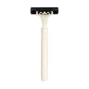 Ergonomic Vacation Rental High-Quality Hotel Lightweight Non-Slip Amenity Triple Blade Hotel Razor - Jiangsu Leju Cosmetics Co., Ltd. - China