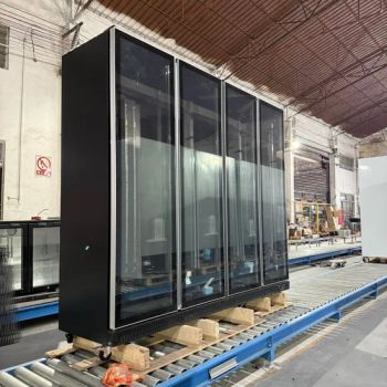 Wholesale Commercial Glass Door Beverage Beer Display Fridge Supermarket Display Refrigerators Upright Freezer on Wheels - Foshan Baoxue Electrical Appliance Technology Co., Ltd - China
