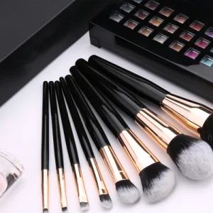 8PCS Makeup Brushes Black Set Professional Cosmetic Powder Eye Shadow Foundation Blush Lip Eyebrow Make up Brush Beauty Tool - Shenzhen MyColor Cosmetics Co., Ltd. - China