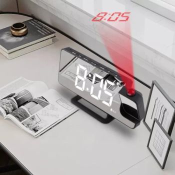 Digital Mirror Alarm Clocks LED Radio Alarm Frame Clock Temperature Display Clock - Ningbo General Union Co., Ltd. - China