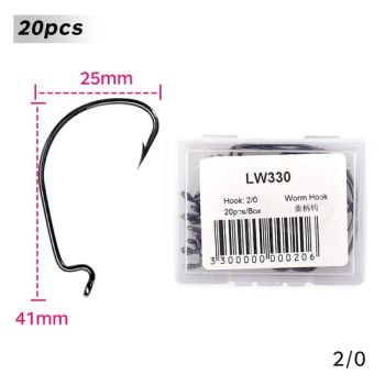 Fishing Hooks Saltwater Freshwater Rustproof Barbed Soft Lure Lead Jig Fish Hooks - Weihai P.F. Outdoor Products Co., Ltd. - China