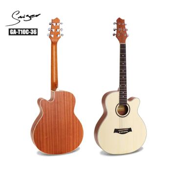 Wholesale Factory Price Folk Instrument Steel String Travel Acoustic Guitar - Guangzhou Vines Musical Instruments Co., Ltd - China