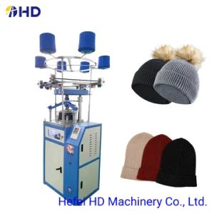 High Speed Automatic Rib Hat Knitting Machine Origin China Trademark HD Condition New Speed 120 Rpm Alarm Auto Alarm Model NO. - Hefei HD Machinery Co., Ltd. - China