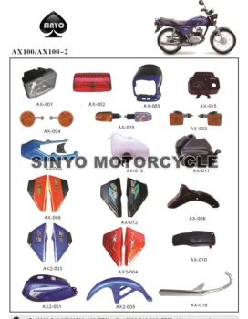 Ax100 Hot Sell Popilar Motorcycle Accessories - Wuxi Sinyo Wing Motorcycle Co., Ltd. - China