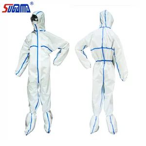 Single Use Medical Protective Suit Clothing Medical Disposable Coverall - Yangzhou Super Union Medical Material Co., Ltd. - China