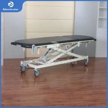 Wholesaler Portable Massage Treatment Tables China Hr-A07 Electric Lift Lightweight Portable Massage Table Outpatient Bed Folding Massage Table - Hebei Huaren Medical Equipment Co., Ltd. - China