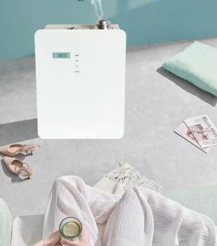 Large Area Built-in Fan HVAC Essential Oil Scent Machine OEM Metal Alloy Cool Mist Nebulizer Business Aroma Diffuser - Shenzhen Maxwin Industrial Co., Ltd. - China