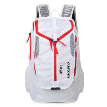 Customized Classic Large Unisex Sports Basketball Backpack Casual Travel Air-Cushioned Shoulder Straps Polyester School Bags - Baoding Mishuo Bag Manufacturing Co., Ltd. - China