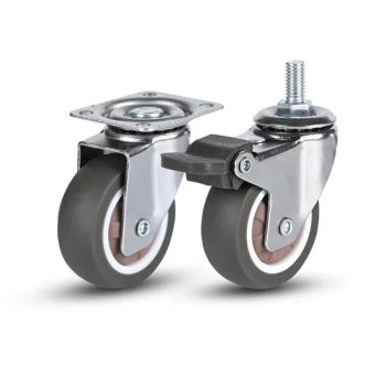 Medical Carts Furniture Rubber Directional Universal Wheels Lightweight TPR Casters - Zhongshan Flycaster Products Co., Ltd - China