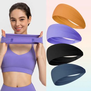Non Slip Headband for Workout, Stretchy Sports Running Sweatband Elastic Sweat Bands - Fuzhou Haomin Imp. & Exp. Co., Ltd. - China
