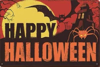 Halloween Pumpkin Lantern Tin Paintings - Shanghai Willer Arts&Crafts Co., Ltd. - China