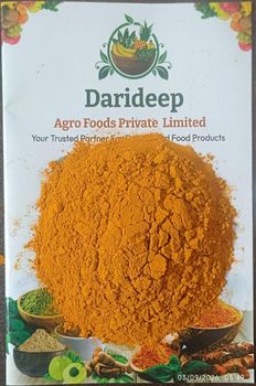 PREMIUM TURMERIC POWDER- 100% Natural, Fssai central Licence, GMP, ISO, HACCP, ZED - Darideep Agro foods Private Limited - India