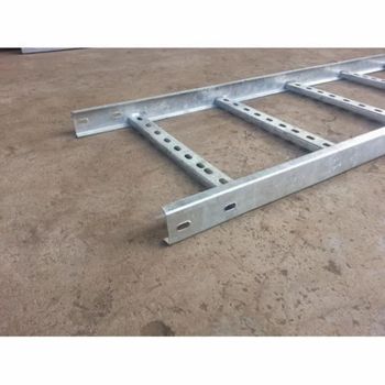Gi Ladder Type Cable Tray Design Plain Color Silver Shape Rectangular Usage/Application All Type Ladder Cable Tray Surface Finishing - Aum Industries - India
