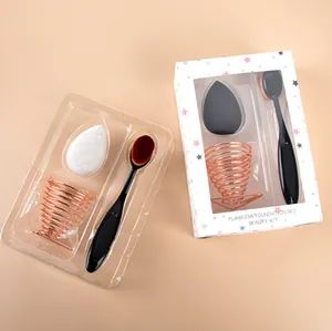 Wholesale Beauty Sponge Blender Gift Set Makeup Powder Puff Makeup Sponge Powder Puff Makeup Blender Brush Set - NINGBO AOVEA IMPORT & EXPORT CO., LTD. - China