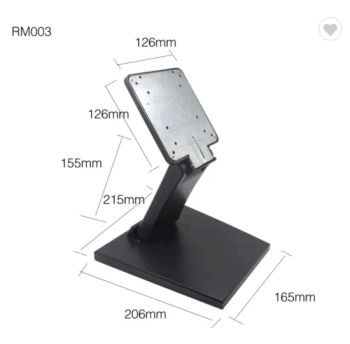 Black Mounts Metal Folding Studio Monitor Stand Type Stand Style Classic Model NO. RM003 Angle Adjustable HS Code - Shenzhen Risenda Technology Co., Ltd. - China