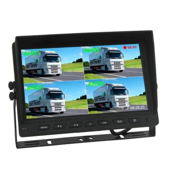 9" Commercial Vehicle Ahd 1080P TFT LCD Digital Color Rear View DVR Quad Monitor - Favo-Tech Group Co., Ltd - China