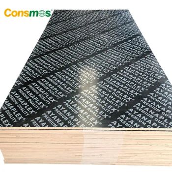 High Quality 12mm/18mm Waterproof Black Concrete Marine Wood Timber-Plywood Formwork Film Faced Plywood Boards for Construction - Linyi Consmos Wood Industry Co., Ltd. - China