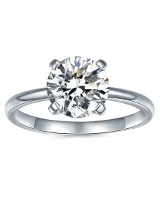 1CT D Color Vvs1 Clarity Wedding Women's Engagement Moissanite Solitaire Engagement Ring - GOOD SELLER CO., LTD - China