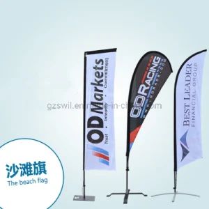 Exhibition Fashion Digital Printing Polyester Teardrop Flag Feather Banner - Swil Limited - China