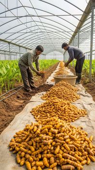 Selected Turmeric Root For Food Preparation And Spice Processing With Bright Color Aromatic Taste And Excellent - EAST LAND PROPERTIES - Tanzania