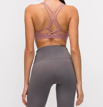 Women Active Gym Fitness Sports Athletic Apparel Strappy Yoga Pilates Running Wear - Xiamen Richtex Garments Co., Ltd - China