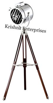 Marine Designer Nautical Light Stand Color Black Product Code Ke-sl12 Light Type Spot Light Finishing Nickel Plated Included Fittings Electric - KRISHNA ENTERPRISES - India