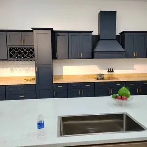 Modern Modular Storage Kitchen Cabinets Set Bnr Home Furnishing Kitchen Furniture - Shouguang Sanyang Wood Industry Co., Ltd. - China