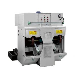 Semi-Automatic Handle Casting Metal Parts Sand Belt Stainless Steel Brass Polishing Machine - Anhui advanced grinding tools Co., Ltd. - China