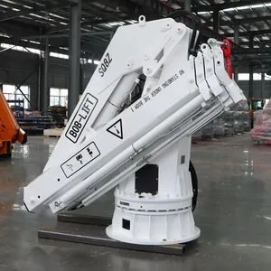 8 Ton Hydraulic Small Marine Cranes Knuckle Boom Boat Mini Floating Crane with CE Factory Price - Jiangsu Bob-Lift Group Limited. - China