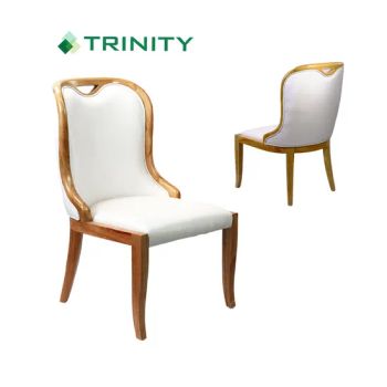 Modern Stainless Steel Leather Dining Restaurant Chair Furniture for Hotel with Longer Service Life - FOSHAN TRINITY(ZHONGSEN) FURNITURE CO.LTD - China