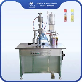Semi Automatic Aerosol Spray Paint Filling Machine Qgbs500 Packaging Box Condition New Trademark Meitar Brand Name - Yangzhou Meida Filling Machinery Co., Ltd. - China