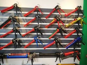 9" Red Metal Air Caulking Gun with Cordless Power Origin China Trademark MOFIX Specification GS Model NO. MF3045 HS Code - Zensun Co., Ltd. - China