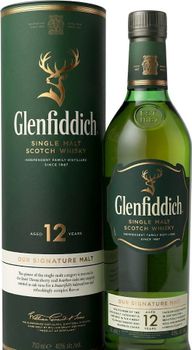 Glenfiddich 12 Year Single Malt Scotch 750ml – Award-Winning Speyside Whisky with Crisp Pear Flavors, Subtle Sweetness, Oak Complexity, Matured for 12 Years in Fine Oak Casks, Perfect for Home Bars, Whisky Lovers, and Special Celebrations - agroturaspzoo - Poland
